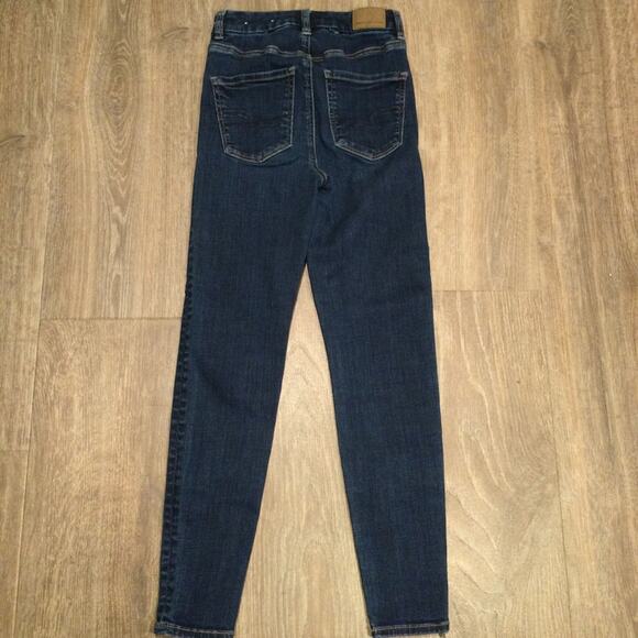 American Eagle Curvy Super Hi-Rise jegging 00 Short - Picture 3 of 6